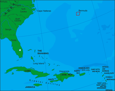 Bermuda karte USA